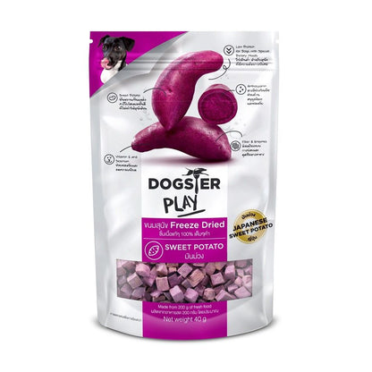 DOGSTER PLAY 凍乾寵物零食/拌糧 - 日本紫薯口味 (40g) 【犬貓適用】