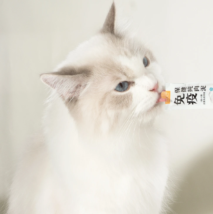 汪喵星球 免疫保健純肉泥【貓狗食用】* 全方位免疫強護  6gx2包裝 / 6g x 20包裝一盒