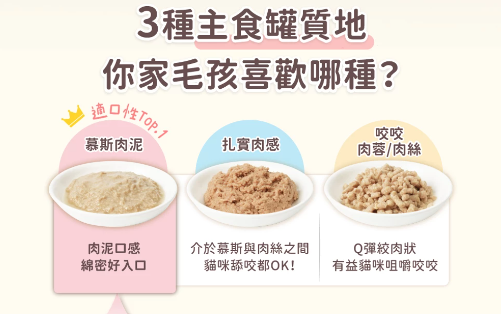 汪喵星球｜貓咪益菌PRO+ 綿密肉泥主食罐(綿密慕斯質地) : 低敏鴨胸 80g / 165g  【貓咪食】