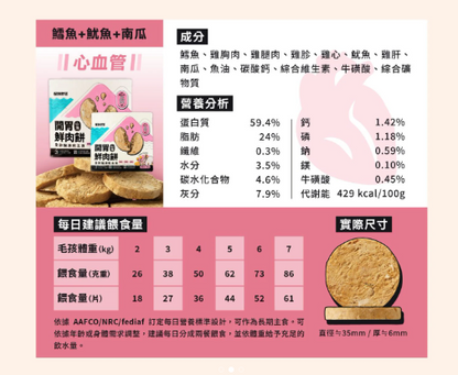 【台灣怪獸部落】LitoMon 貓咪全營養生肉凍乾主食糧 150g/400g | 頂級海陸夾心口味任選 HK$125起