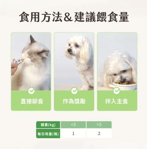 汪喵星球 排毛保健純肉泥 【貓狗食用】*排走消化不到的毛髮，以防嘔吐！ 6gx2包裝 / 6g x 20包裝一盒