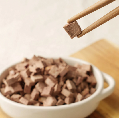 【汪喵星球】 滋補牛心丁 40g | 犬貓冷凍乾燥原肉小食 補鐵護心貓狗凍乾零食