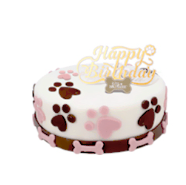 香港新鮮My Pet Patisserie (美柏斯)寵物蛋糕訂製「雞肉慕絲夾心乳酪蛋糕 1 磅」*冷凍品 【貓狗食】