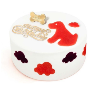 香港新鮮My Pet Patisserie (美柏斯)寵物蛋糕訂製「雙莓芝士乳酪狗蛋糕 1 磅」*冷凍品 【貓狗食】