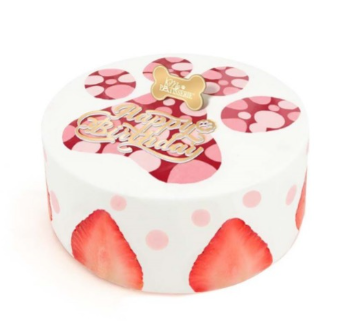 香港新鮮My Pet Patisserie (美柏斯)寵物蛋糕訂製「雜莓乳酪狗蛋糕 1 磅」*冷凍品 【貓狗食】