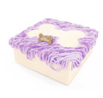 香港新鮮My Pet Patisserie (美柏斯)寵物蛋糕訂製「芒果藍莓乳酪狗蛋糕 1磅」*冷凍品 【貓狗食】