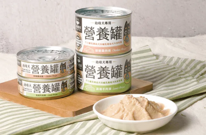 【汪喵星球】 幼母犬 95% 營養無膠主食罐 80g | 幼犬離乳骨骼發育狗罐頭 雞肉$16/羊肉$18