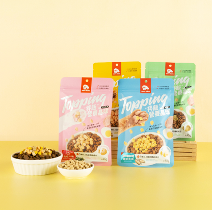 台灣【HeroMama】 Topping拌飯營養晶球 | 凍乾挑食拌料 貓狗通用 補水兼保健 (單包裝)
