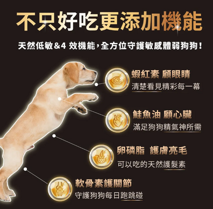 台灣【HeroMama】天然蔬果肉鬆糧 | 0調味純豬肉鬆包覆 凍乾三拼（飼料、無調味肉鬆、蔬果凍乾）狗糧 全齡犬配方