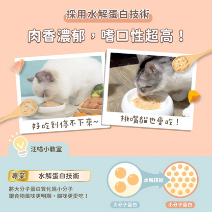 台灣【汪喵星球】貓咪低脂無膠主食罐 80g（4款口味｜體重控制／低卡首選）