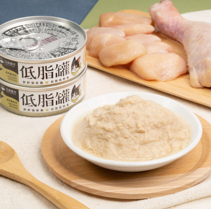 台灣【汪喵星球】貓咪低脂無膠主食罐 80g（4款口味｜體重控制／低卡首選）