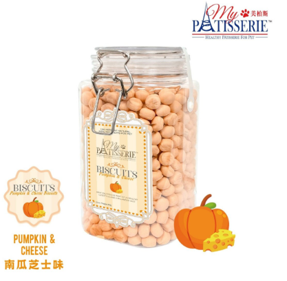 香港品牌My Pet Patisserie（美柏斯）天然南瓜芝士味小饅頭 580克 【狗零食】