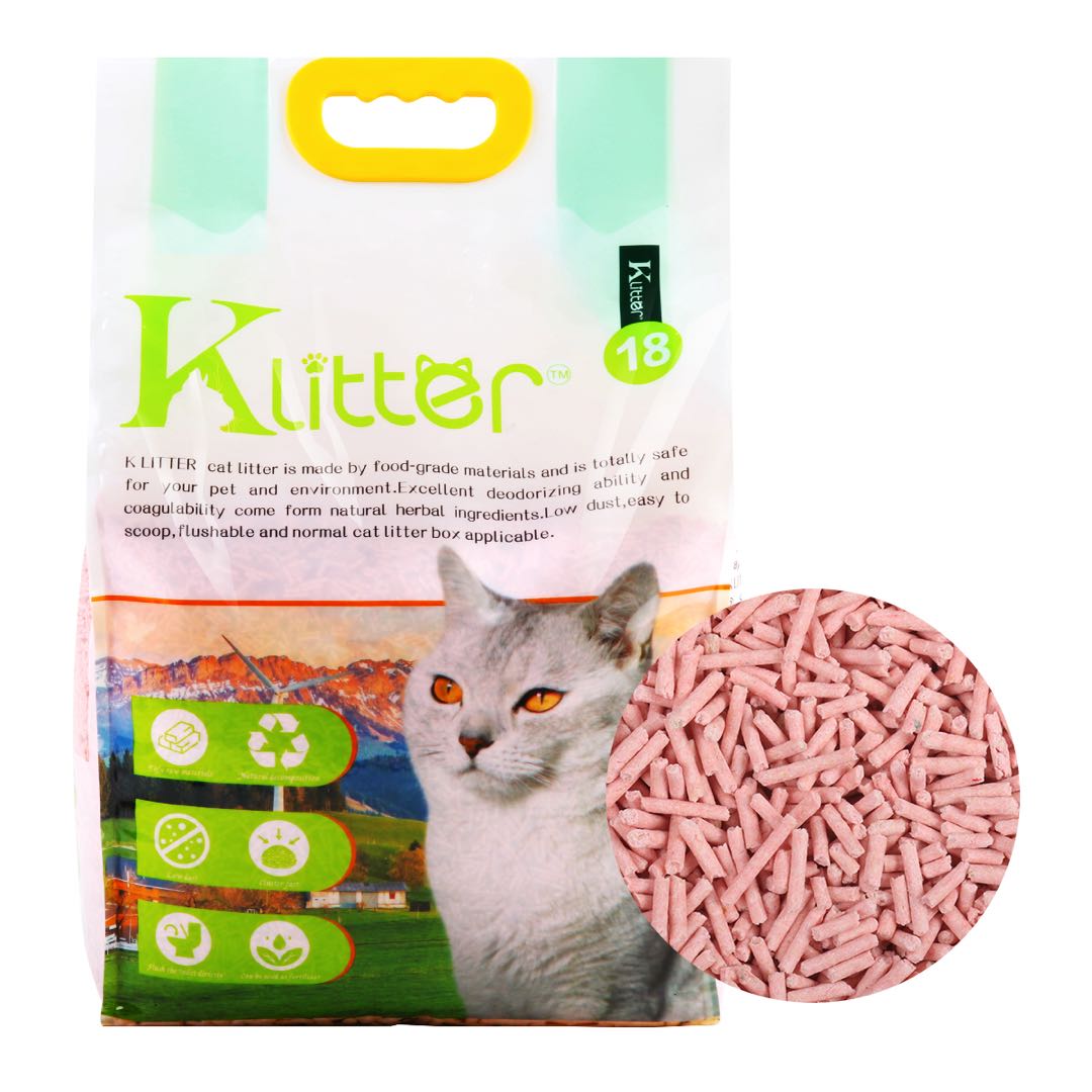 【香港熱門】貓貓天然豆腐貓砂 Klitter（ 2.0mm 幼砂設計、99.9% 低粉塵、食品級原料及可沖廁所）3包以上免費送貨上門