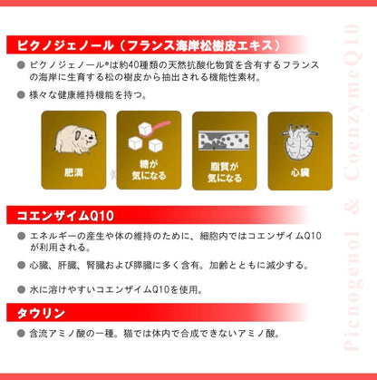【日本CYPET】犬貓用碧容健&輔酶Q10強心保健粒 (60粒裝) | 心臟健康・抗氧化・牛磺酸添加