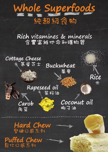 德國QChefs Dental Flakes 蕎麥芝士潔齒粉 (90g) | 狗狗純天然去牙石口氣【狗狗食用】