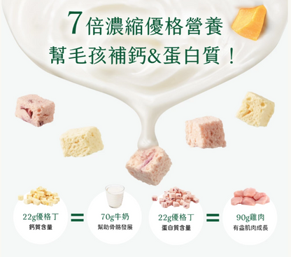 汪喵星球 × 馬修嚴選｜機能優格丁 -高纖南瓜 22g / 營養雙莓 22g 【好吃又健康的yogurt零食，一次滿足機能補給】【貓狗零食】