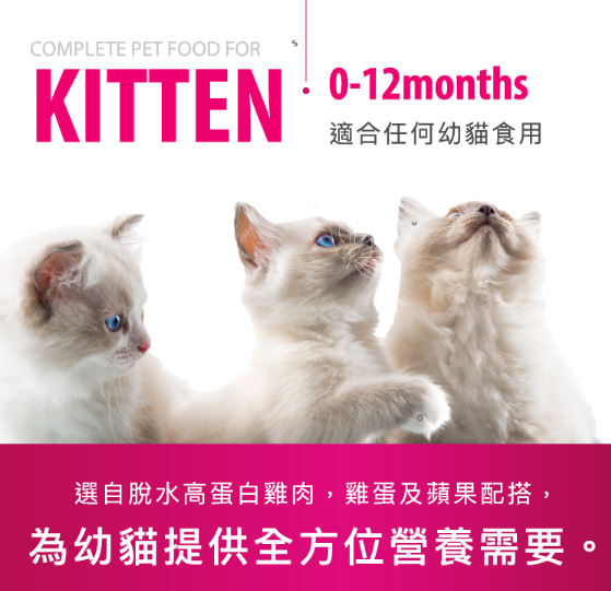 意大利Lechat Excellence®丨雞肉蘋果幼貓助長配方1.5kg BB貓
