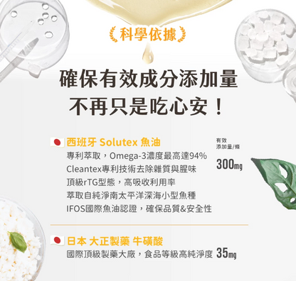 汪喵星球 魚油保健純肉泥 【貓狗食用】全方位保健心臟·皮毛·體重·關節·老幼貓狗·免疫·神經等...6gx2包裝 / 6g x 20包裝一盒
