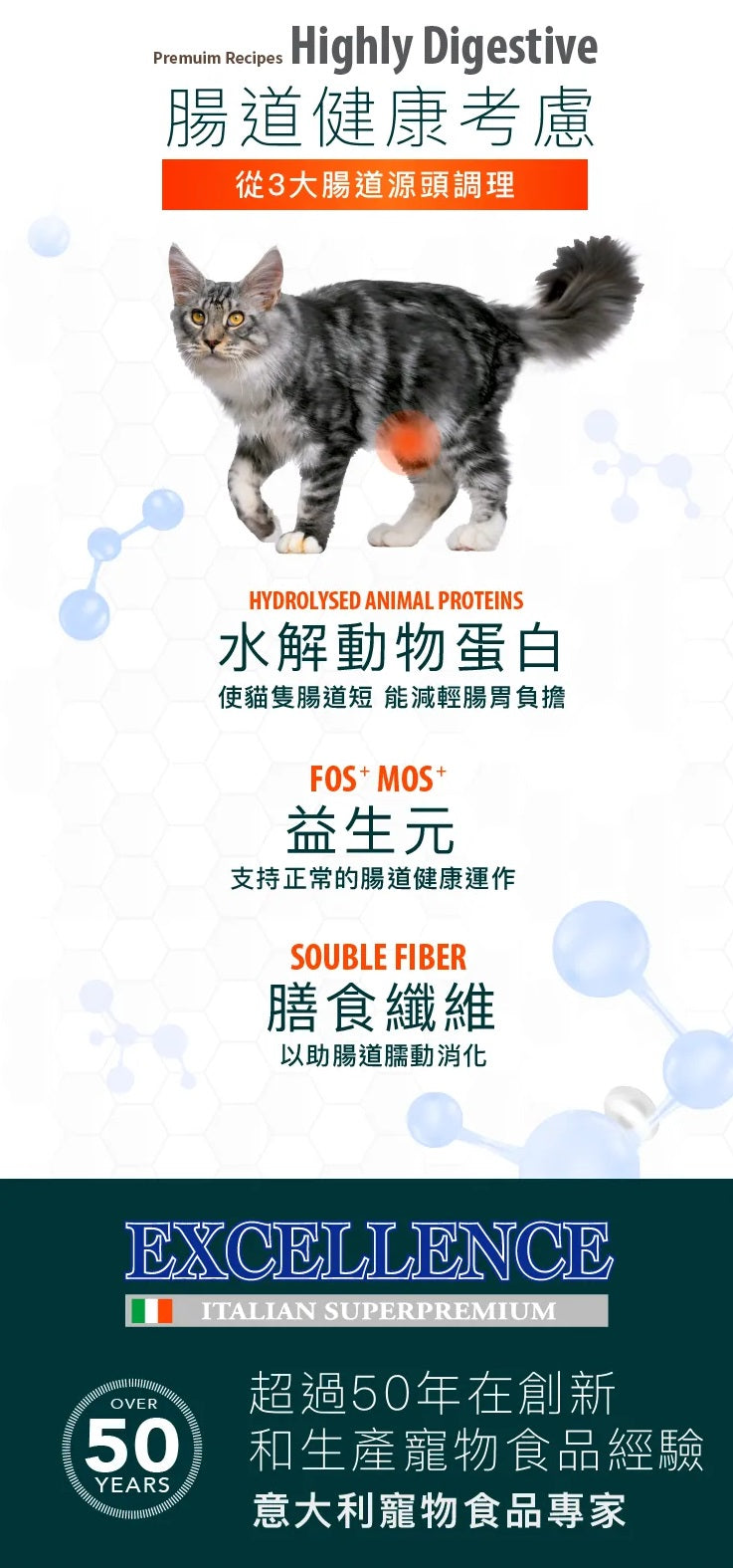 意大利Lechat Excellence®丨三文魚蘋果成貓美毛配方1.5kg 成貓糧