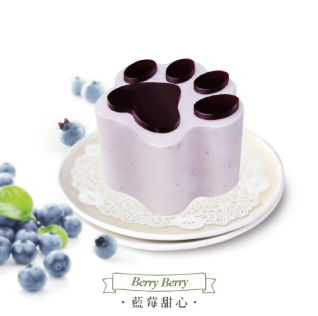 香港工廠新鮮製造My Pet Patisserie 美柏斯「狗狗乳酪蛋糕系列」-水果掌印蛋糕 *手掌心大 +配生日牌+蠟燭 * 【狗狗食】