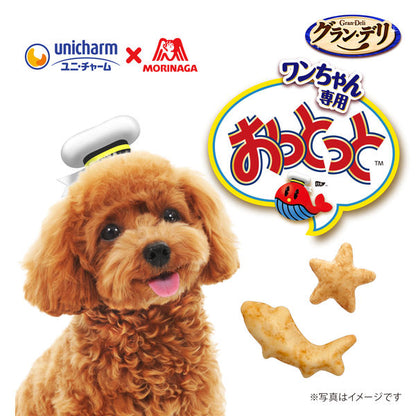 【日本嬌聯 Unicharm】Gran Deli x 森永狗狗酥脆魚仔餅 餅乾 海鮮風味 50g（非油炸小食｜含鈣護骨）