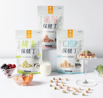 【汪喵星球】機能保健丁 (款) ｜ 凍乾零食 X 機能保養雙效合一・100%新鮮原肉製成（邊吃邊保養・犬貓適用）