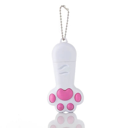 🐾 【限時超值清貨！】超可愛 3合1 貓爪逗貓筆 🐱✨USB充電激光貓玩具