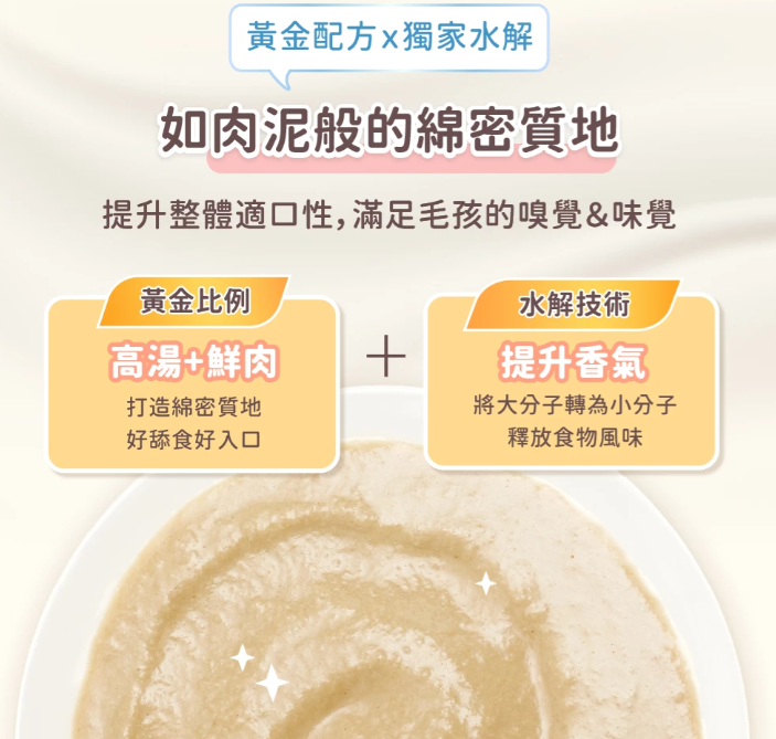 汪喵星球｜貓咪益菌PRO+ 綿密肉泥主食罐(綿密慕斯質地) : 鮮甜虱目魚 80g / 165g  【貓咪食】