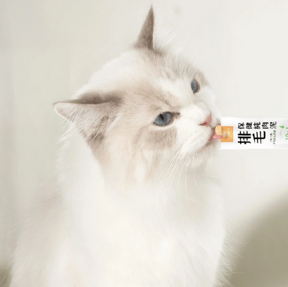 汪喵星球 排毛保健純肉泥 【貓狗食用】*排走消化不到的毛髮，以防嘔吐！ 6gx2包裝 / 6g x 20包裝一盒