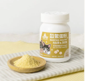 【台灣汪喵星球】亮毛護膚鱉蛋粉 60g | 貓狗通用爆毛神物/改善掉毛護膚 HK$128