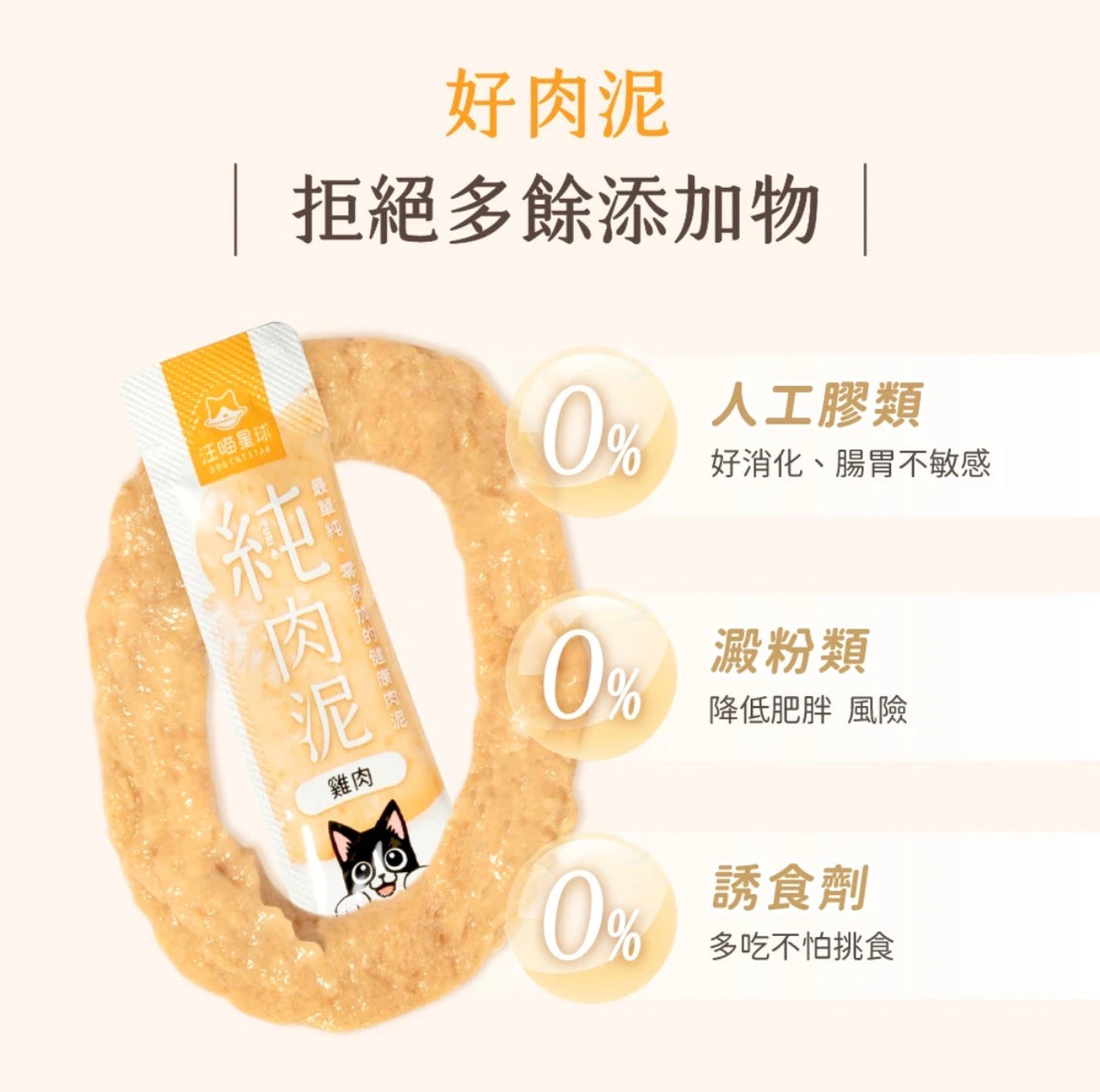 【新口味上市】汪喵星球 無膠純肉泥 6g x 5入組｜整塊原肉+鮮肉高湯（沙丁魚干貝/鮪魚蟹肉/雞肉鮮蝦）「貓狗零食」