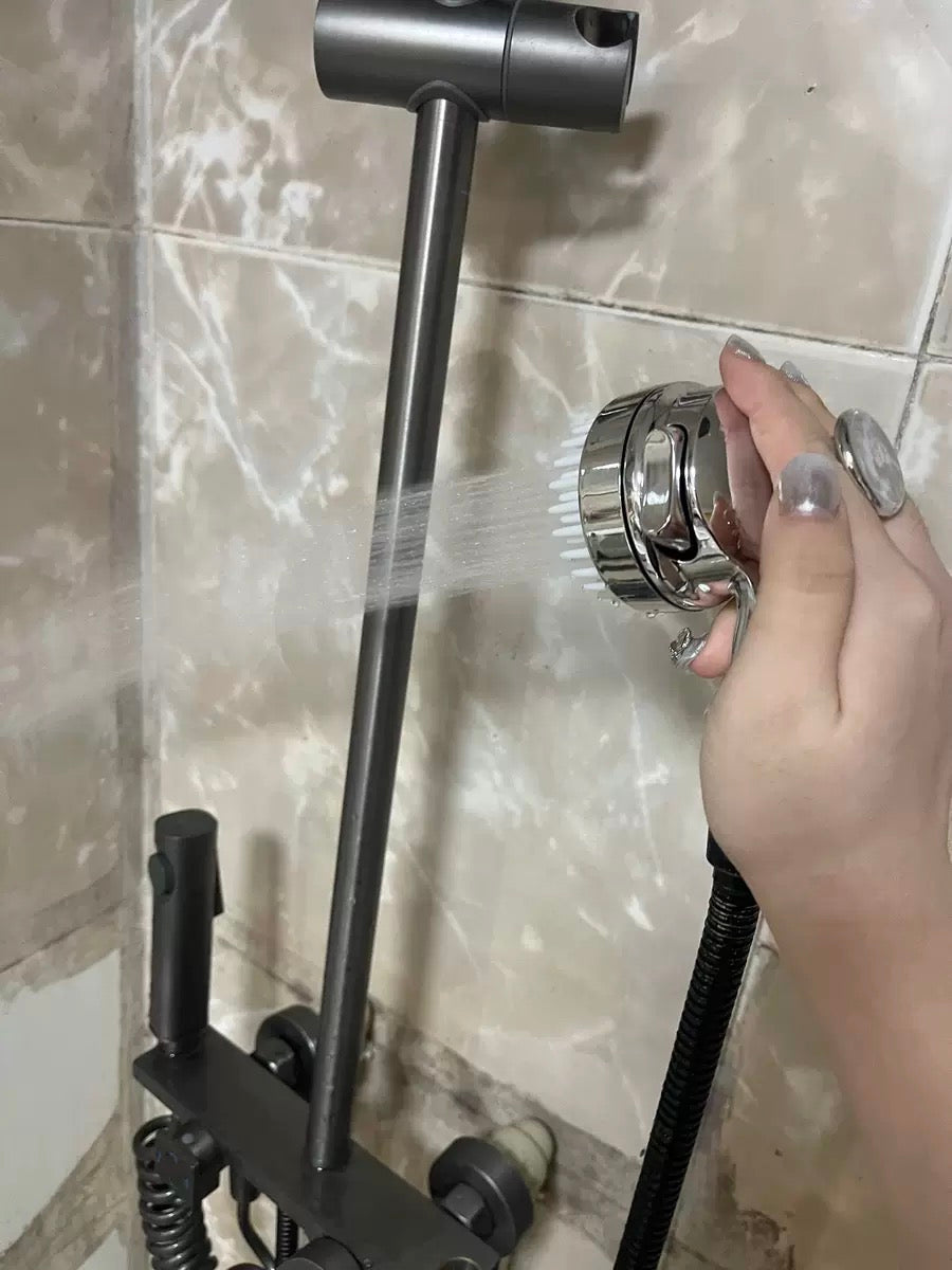 【幫主子洗澡不再像打仗】寵物增壓按摩花灑｜一鍵止水 邊沖邊梳毛 貓狗沖涼神器（可能係貓貓覺得最舒服的花灑頭！Meow~）