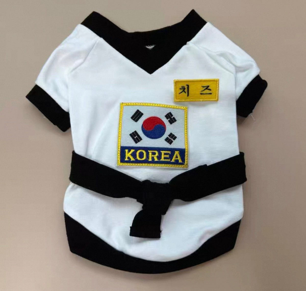 【韓國進口】寵物跆拳道服｜狗狗黑帶武道服 寵物造型服飾 拍照萬聖節變裝都得