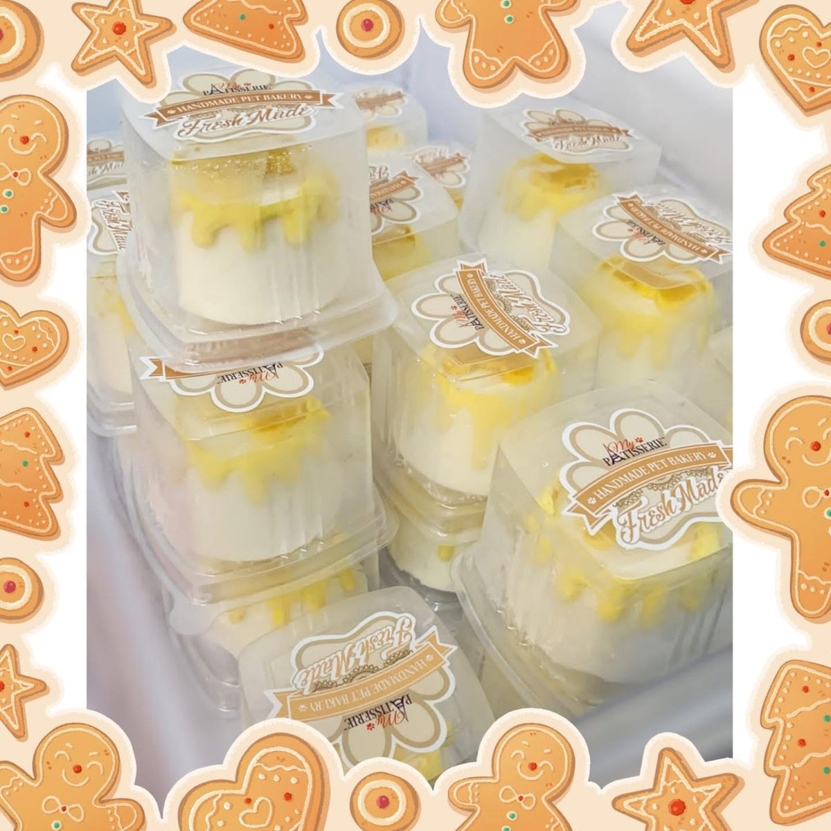 【My Pet Patisserie】漢方保健系列 寵物羊奶乳酪蛋糕 (3款口味) | 100%天然手作 貓狗適用 香港製寵物蛋糕