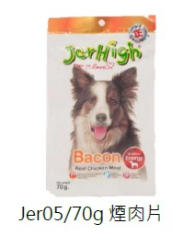泰國No.1 天然健康JerHigh的經典肉乾條系列 (Stick & Strips)  【狗零食】軟軟易消化~輕鬆地用手掰