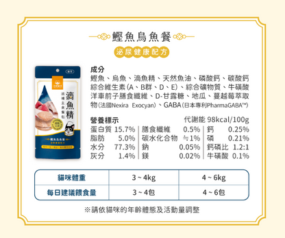 汪喵星球 滴雞精/滴魚精滋補主食餐包 40g（全齡貓可食用）4款味道
