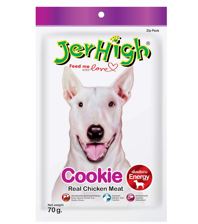 泰國No.1 天然健康JerHigh的經典肉乾條系列 (Stick & Strips)  【狗零食】軟軟易消化~輕鬆地用手掰