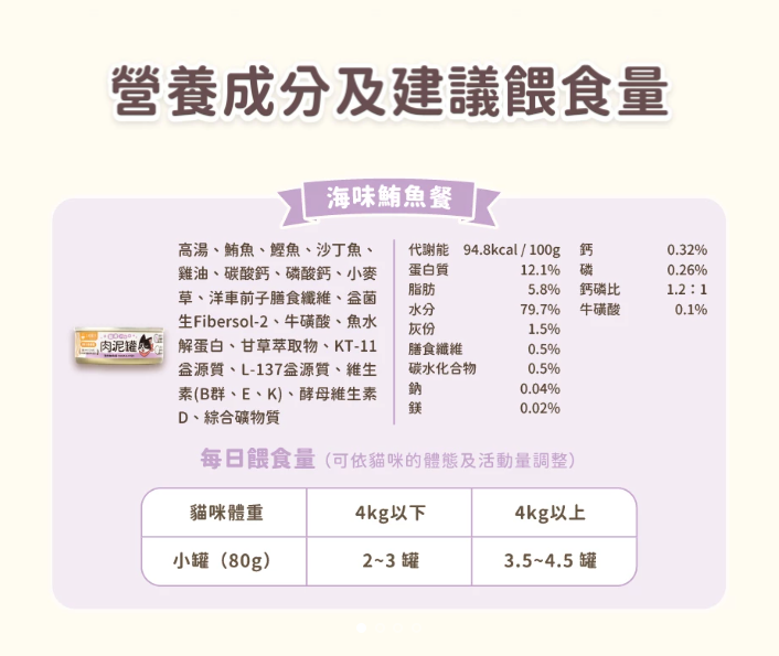 汪喵星球｜貓咪益菌PRO+ 綿密肉泥主食罐(綿密慕斯質地) : 海味鮪魚 80g / 165g  【貓咪食】